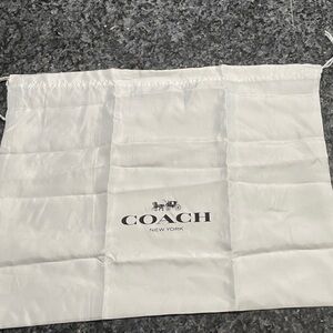 Coach White Storage Bag